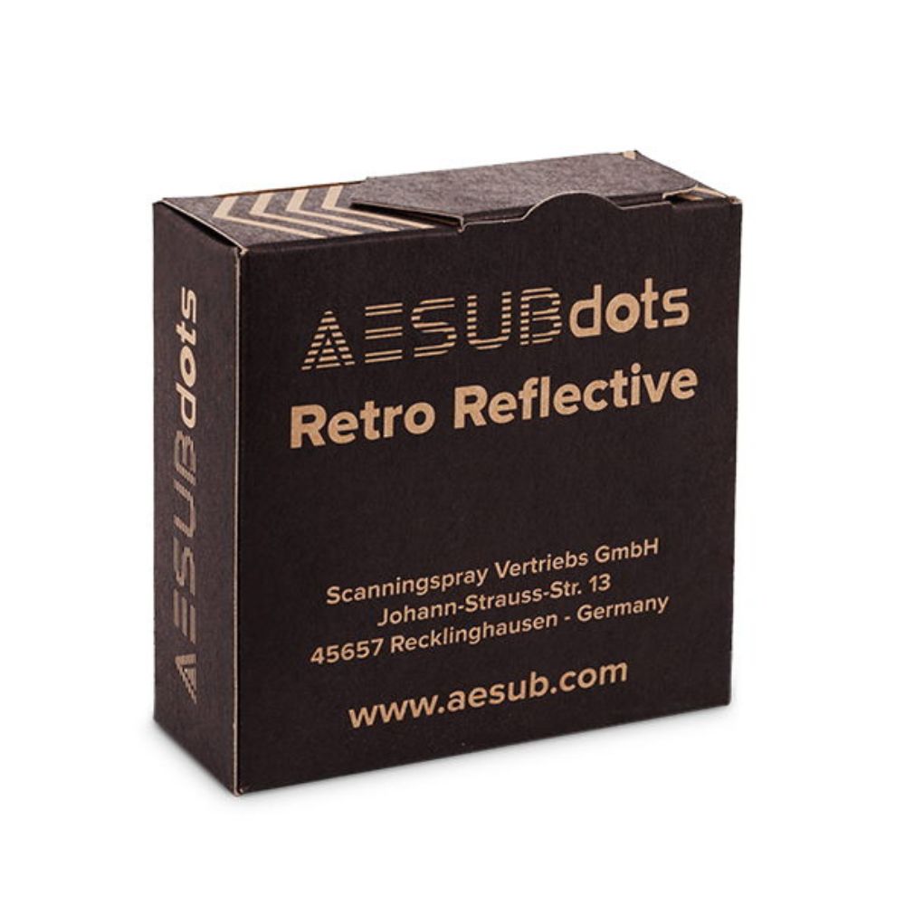 AESUB - AESUBdots retro - cibles de positionnement rétroréfléchissantes - 6 mm