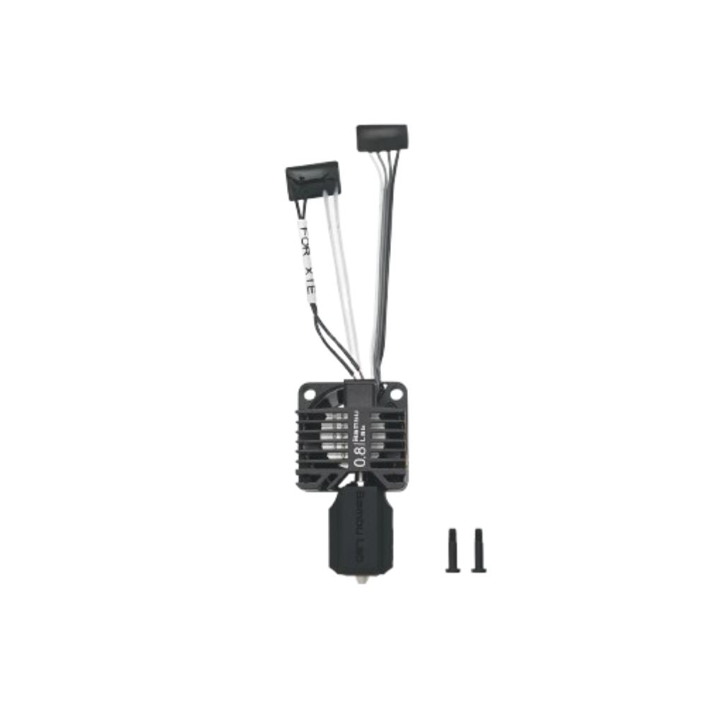 Bambu Lab - Tête d'Extrusion Complète avec Buse en Acier trempé (Complete hotend assembly with hardened steel nozzle) - X1E - 0.8 mm