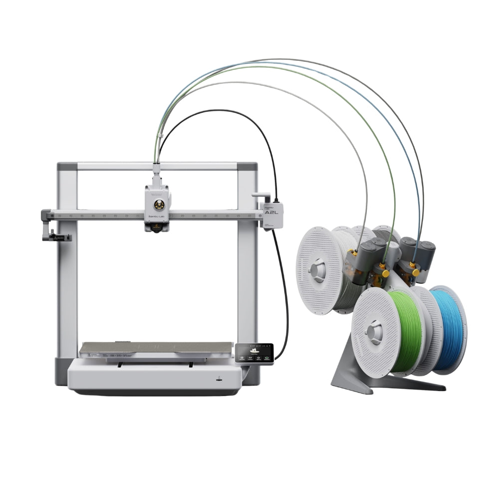 Bambu Lab - A2L Combo - Grande Imprimante 3D Multicolore Polyvalente