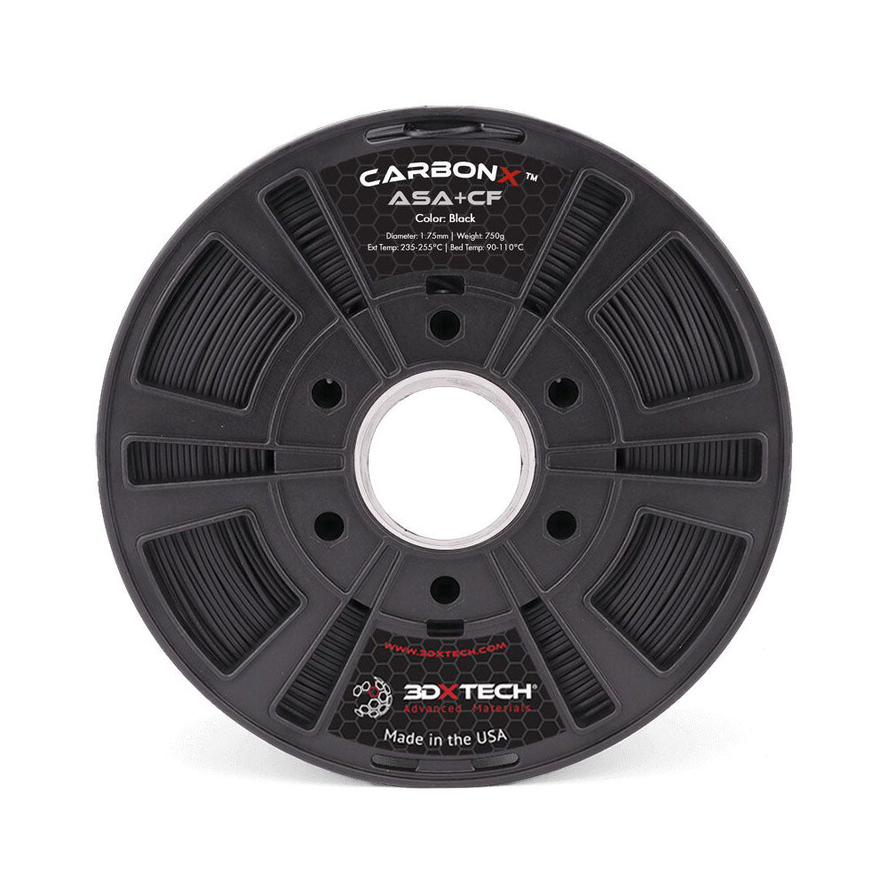 3DXTech - CarbonX ASA+CF - Noir (Black) - 1.75 mm - 750 g