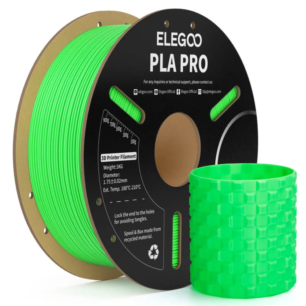 Elegoo - PLA Pro - Vert Neon (Neon Green) - 1,75 mm - 1 kg