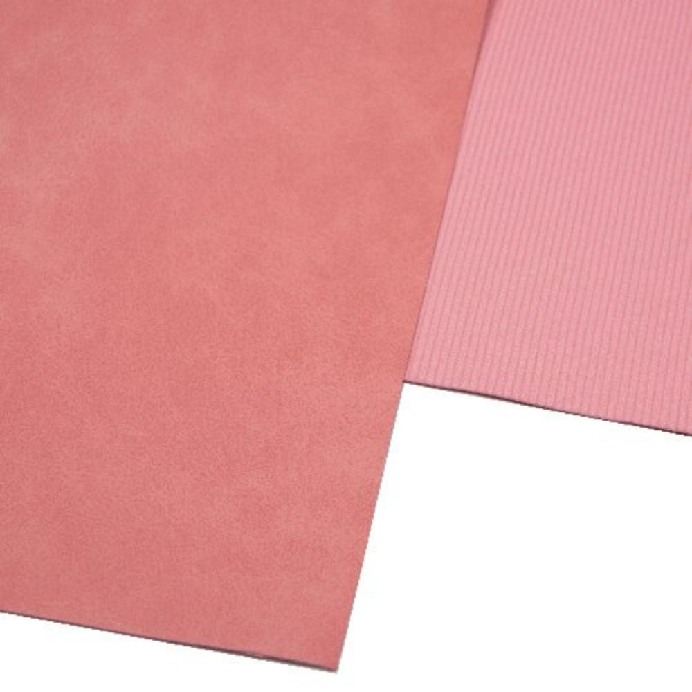 Feuille Rose Effet Cuir Sublimable recto verso -CraftEXpress
