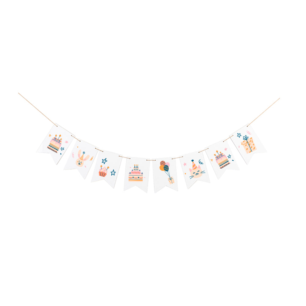 MissKraft Sublimation | Bannière de Fanions Drapeaux | 14 x 20 cm-Sublimé