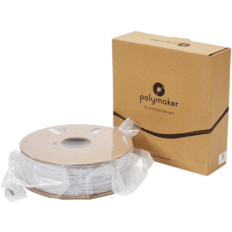Polymaker - PolyTerra PLA - Blanc Marbre (Marble White) - 1.75 mm - 1 kg