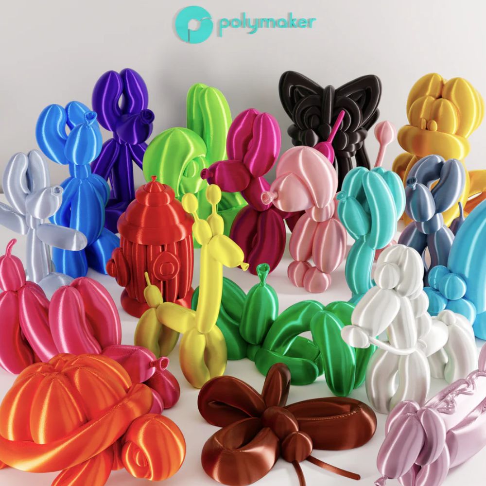 Polymaker - PolyLite Silk PLA - Noir (Black) - 1,75 mm - 1 kg