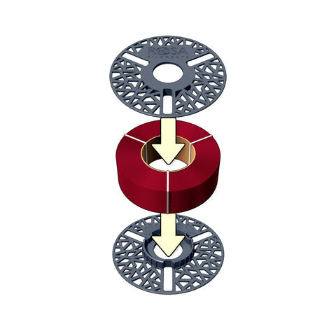 Rosa3D - Masterspool Noire Bobine Réutilisable ♻️ Reconditionnée