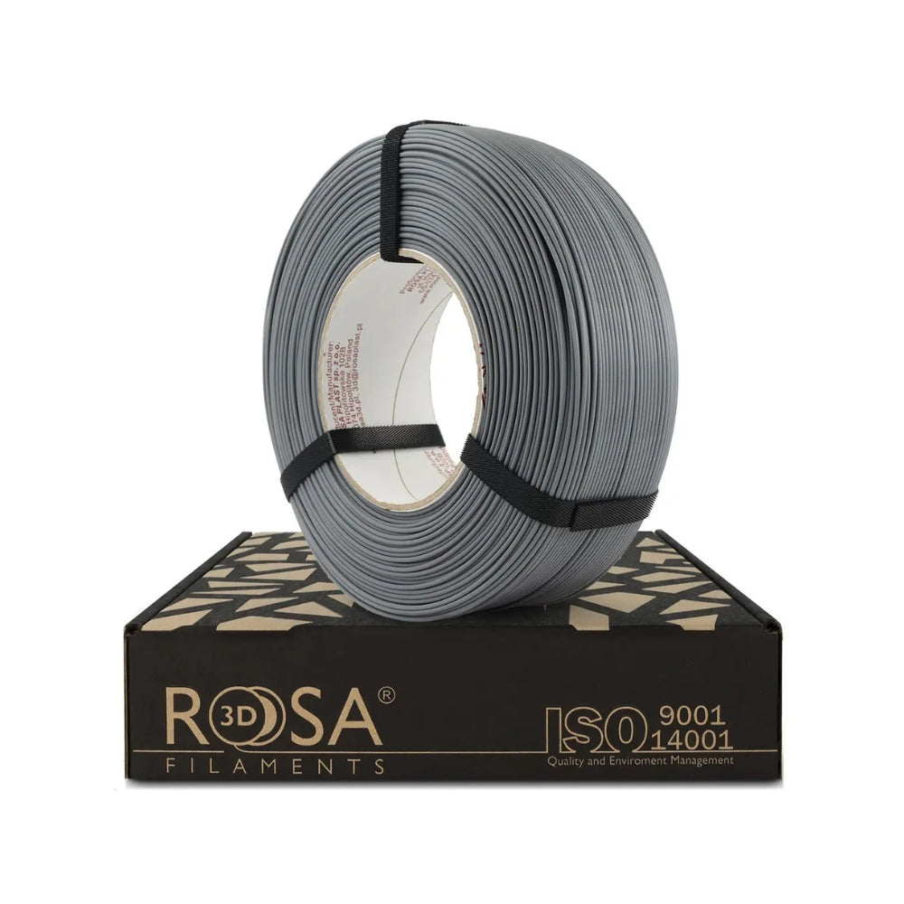 Rosa3D - PLA LW Aero - Gris (Gray) - 1,75 mm - 1 kg Refill
