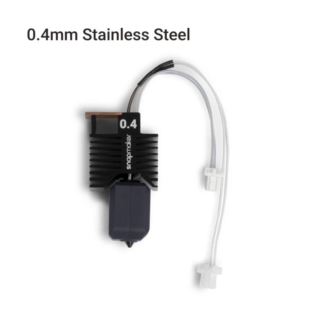 Snapmaker - U1 - Tête d'Extrusion avec Buse de 0,4 mm en Acier Inoxydable (Stainless Steel Hot End)