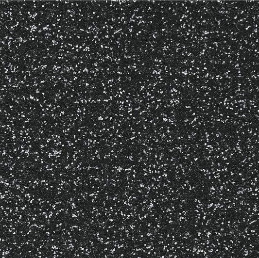 noir pailleté d'une feuille flex de chez cricut modele iron-on