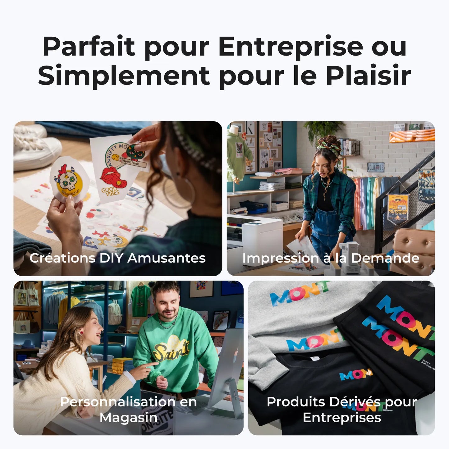 xTool - Apparel Printer Imprimante Textile DTF - Kit Complet