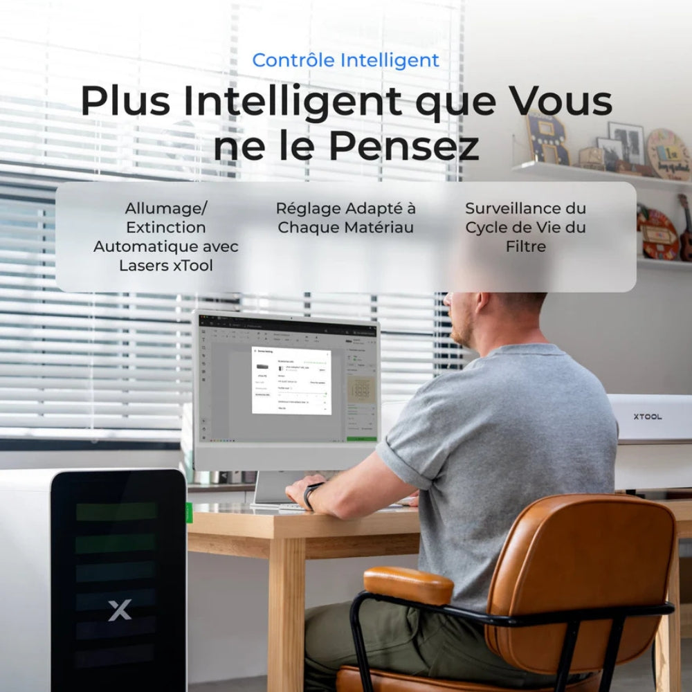 xTool - Séries M/S/F/P - SafetyPro™ AP2 - Purificateur d'Air