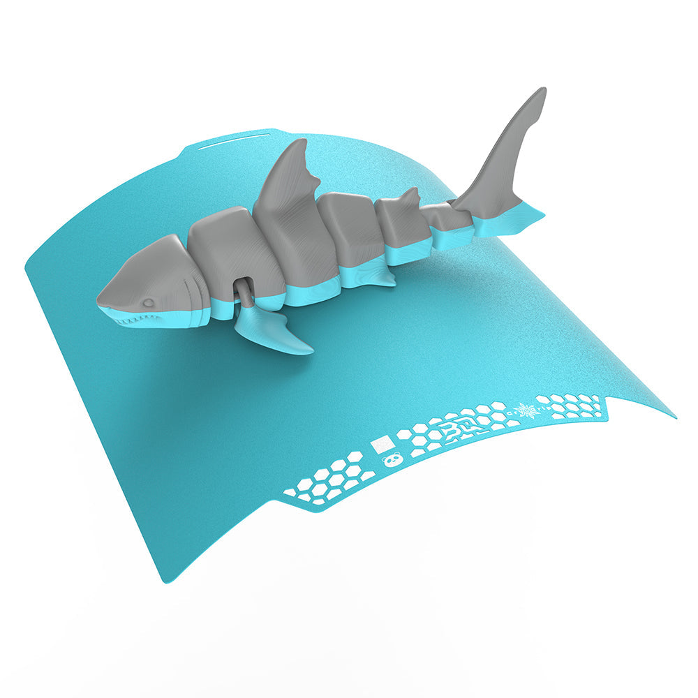 BIQU - Plateau d'impression CryoGrip Pro pour Bambu Lab X1/P1/P2/A1 - Bleu glacé lisse (Glacier Fine