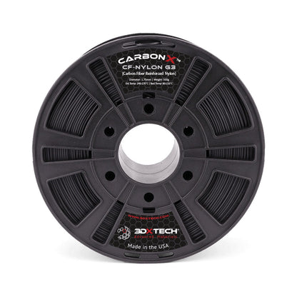 3DXTech - CarbonX - Carbon Fiber Nylon PA6+CF GEN3 (Nylon+Fibres de Carbone) - 1.75 mm - 500 g