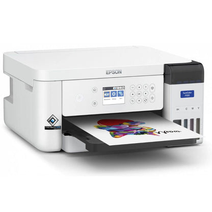 imprimante a sublimation a4  epson f100 de côté