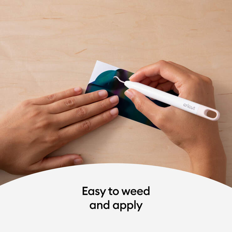 Cricut - Flex Thermocollant réfléchissant UV - Arc-en-ciel - 30 x 48 cm