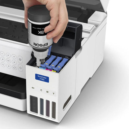 recharge d'encre a sublimation dans une epson f100
