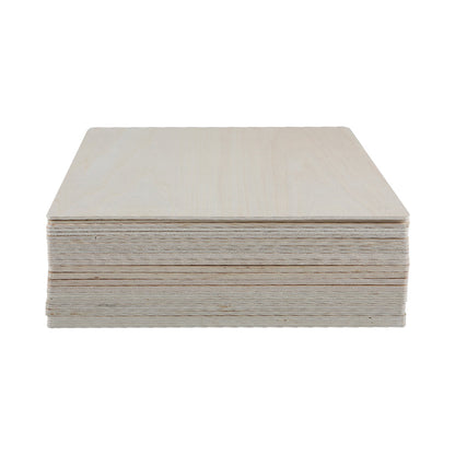 Creality - 10 Plaques de Contreplaqué Mélaminé Tilleul (Basswood Sheets) - 30 x 30 cm - 3 mm