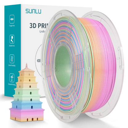 Sunlu - PLA+ Rainbow -1,75 mm - 1 kg