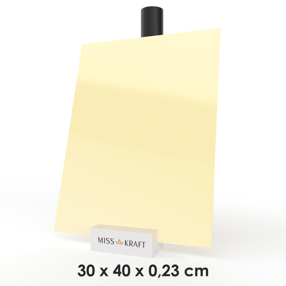 Plaque acrylique MissKraft - Ivoire