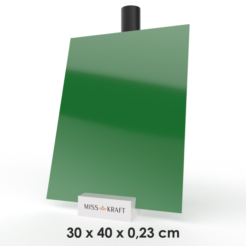 Plaque acrylique MissKraft - Vert émeraude