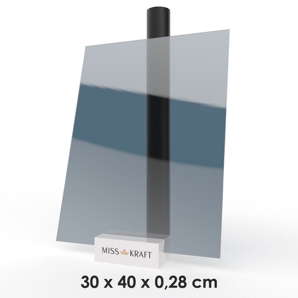 Plaque acrylique MissKraft - Transparent Noir