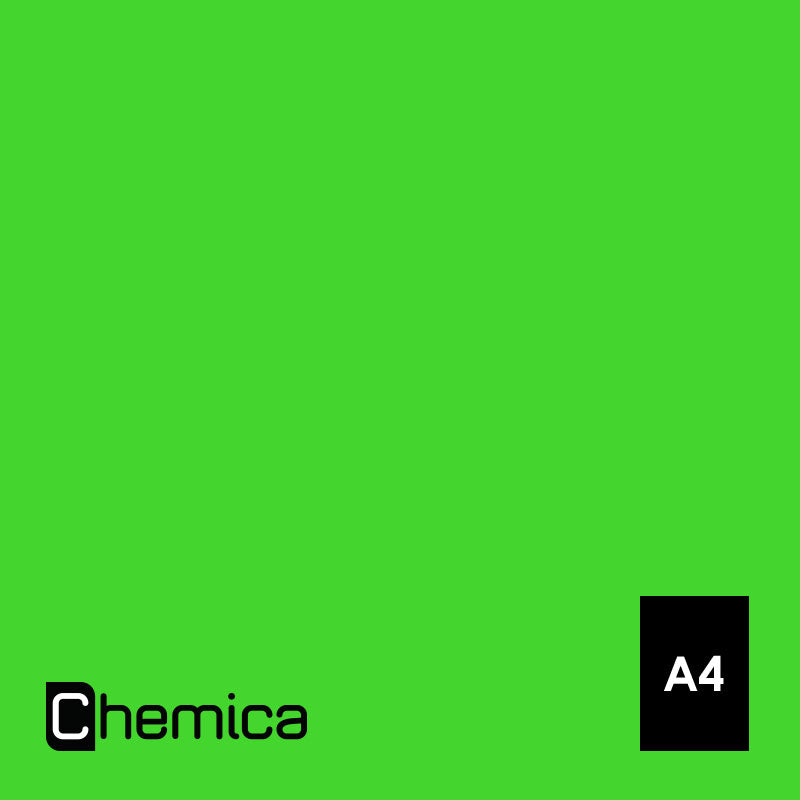 Chemica - Hotmark Revolution - Vert Fluo (Neon Green) - Feuille 30 cm x 20 cm