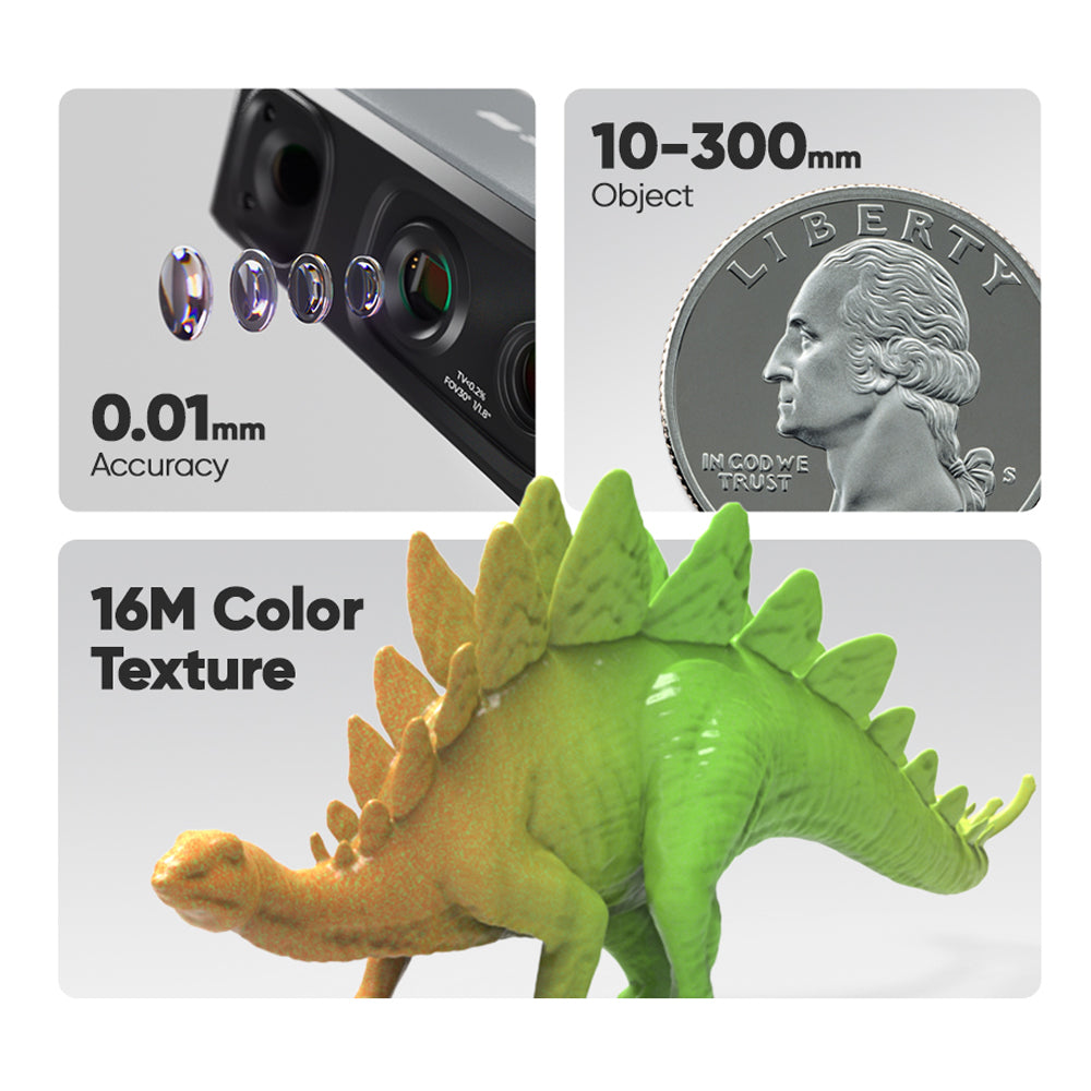 3DMakerpro - Seal Scanner 3D avec une précision de 0,01 mm