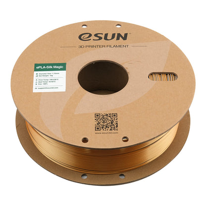 Bobine eSun de eSilk-PLA Magic Gold Silver - 1 kg - Spool couché