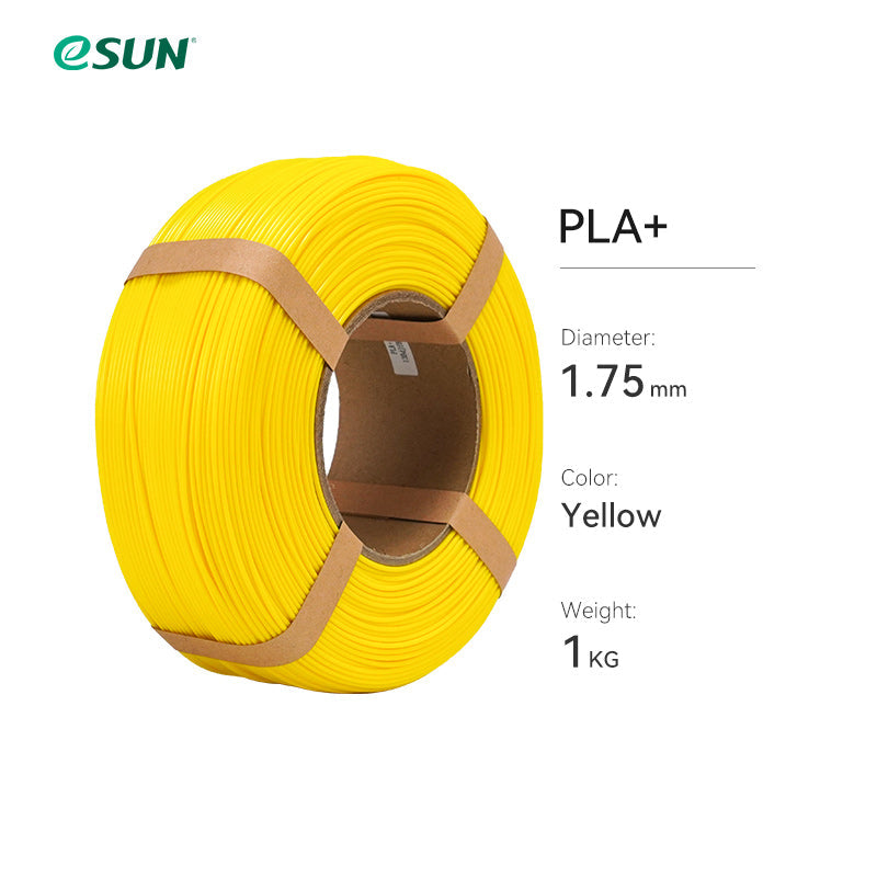 eSun - PLA+ - Jaune (Yellow) - 1,75 mm - 1 kg Refill