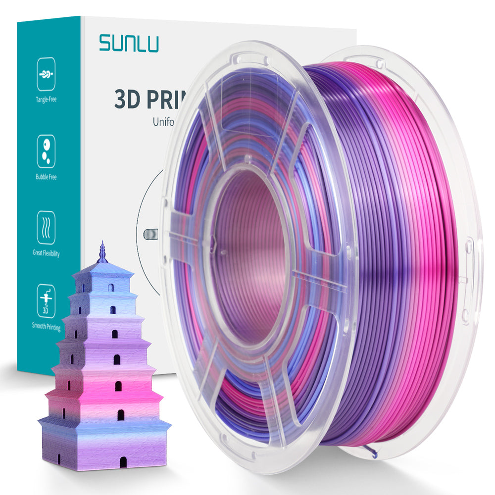 Sunlu - PLA+ Rainbow -1,75 mm - 1 kg