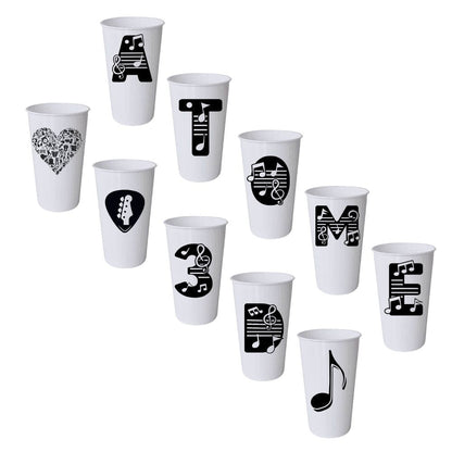 MissKraft - 10 Ecocups pour Sublimation  - 550 ml
