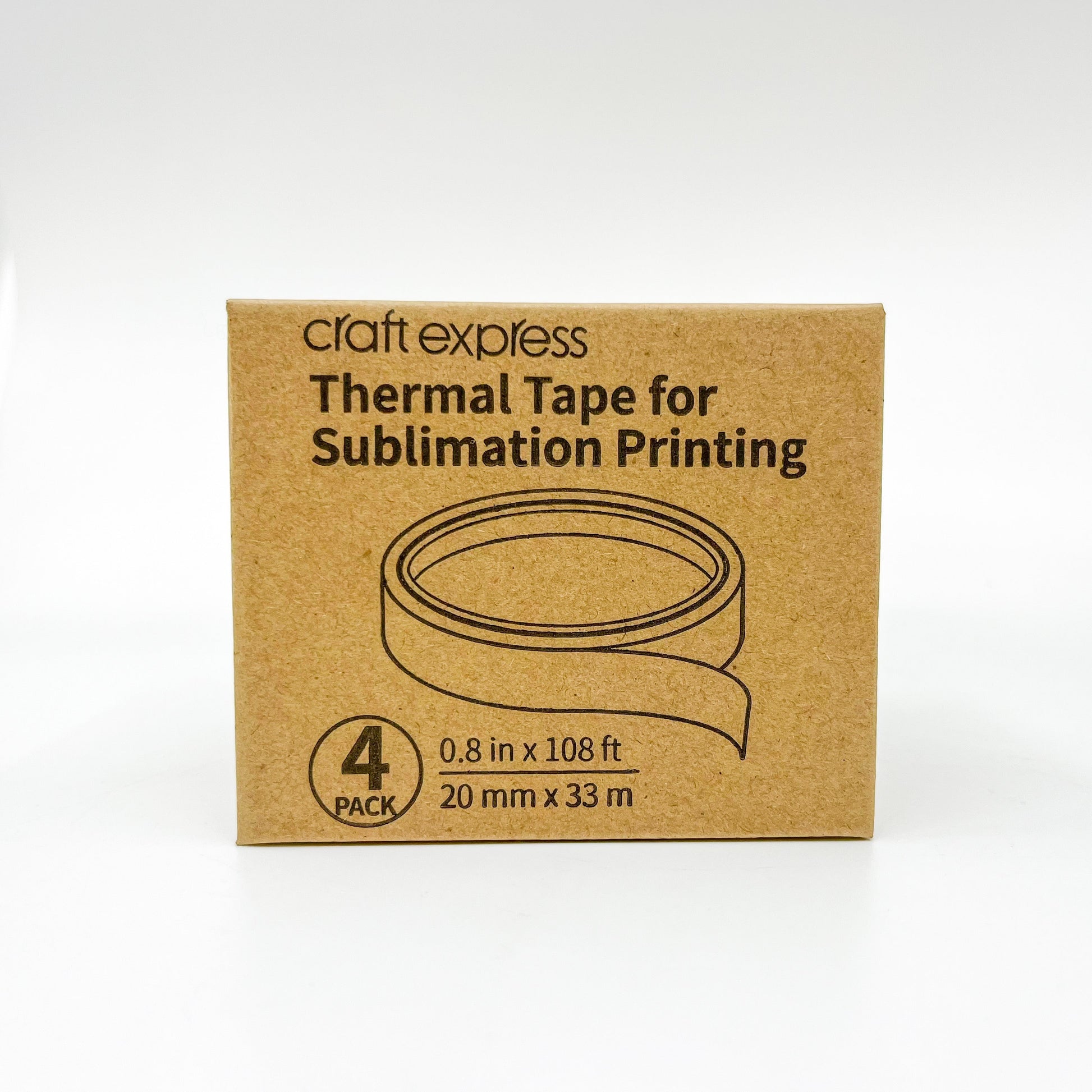 Craft Express - Sublimation - 4 Scotch Haute Température - 2 cm x 33 m