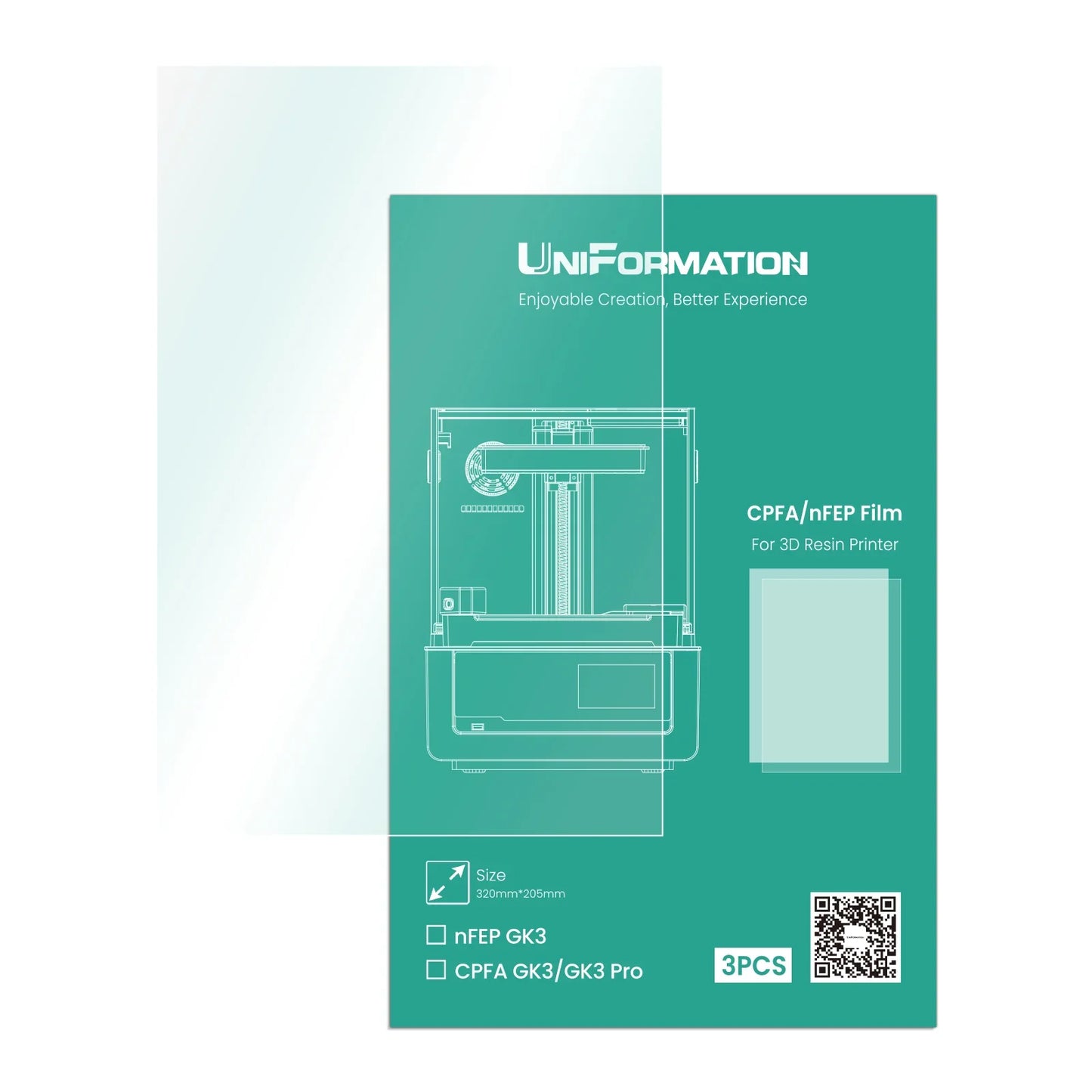 Uniformation - GK3/GK3 Pro - Film nFEP (nFEP Release Film) - 3 pcs