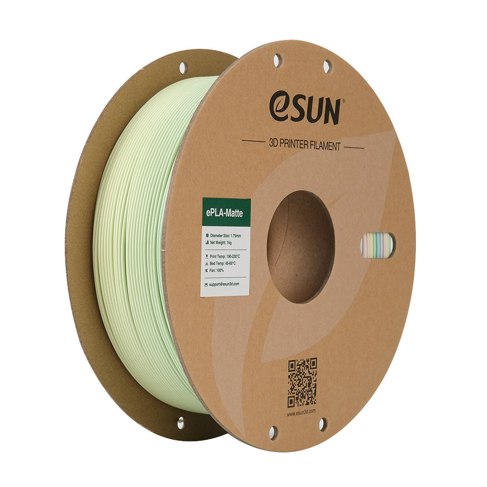 Bobine eSun de ePLA Matte Rainbow - 1kg - Spool carton