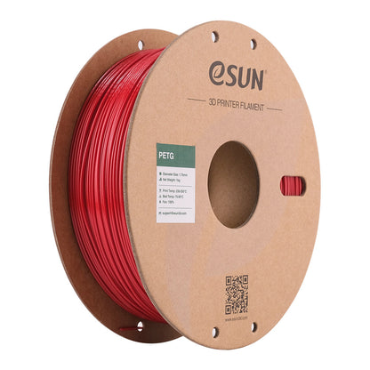 Bobine de PETG eSun Fire Engine Red - 1kg - Spool carton