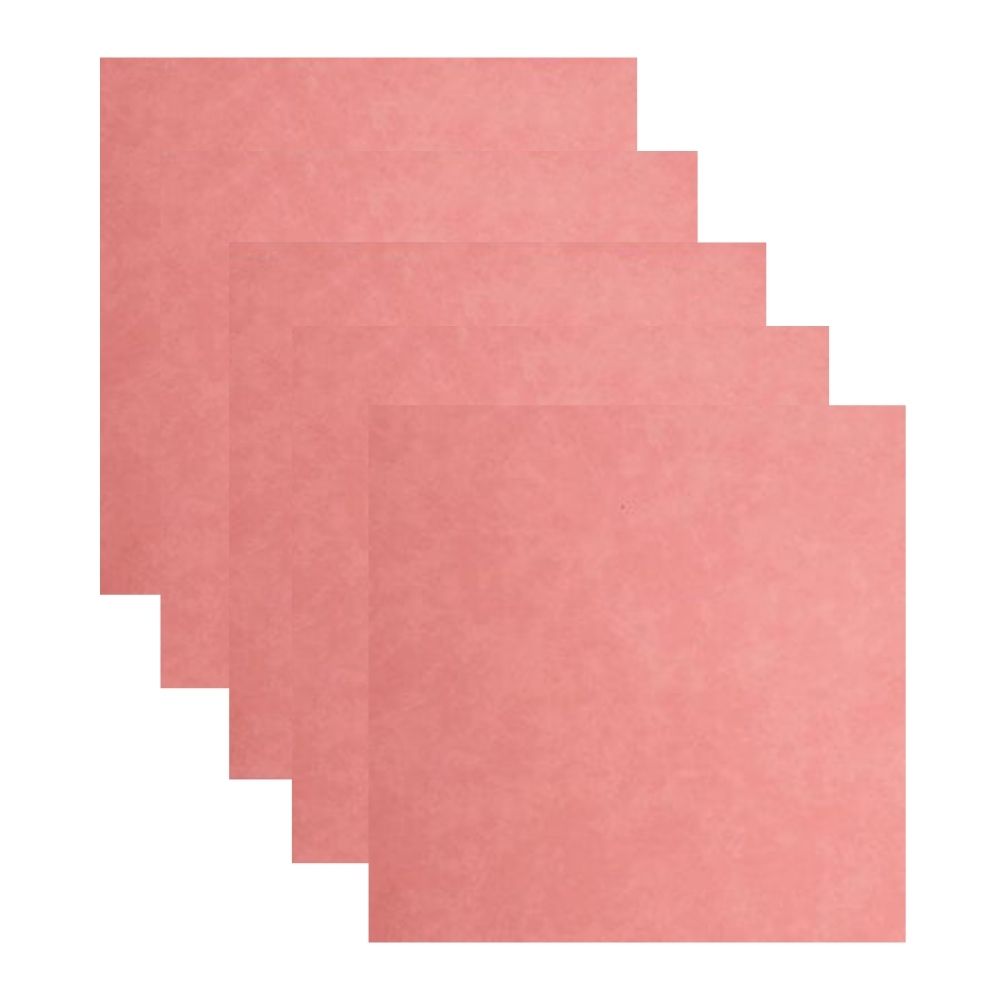 5 Feuilles Rose Effet Cuir Sublimables -CraftEXpress