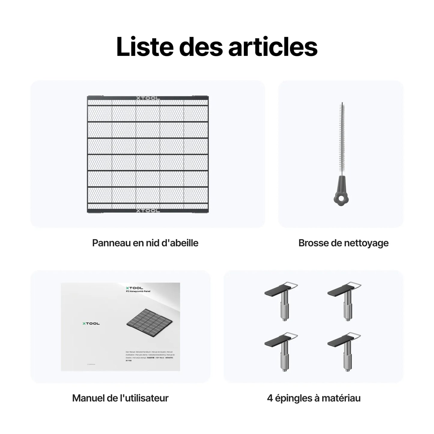 xTool - P3 - Panneau Nid d'Abeille (Honeycomb Panel)