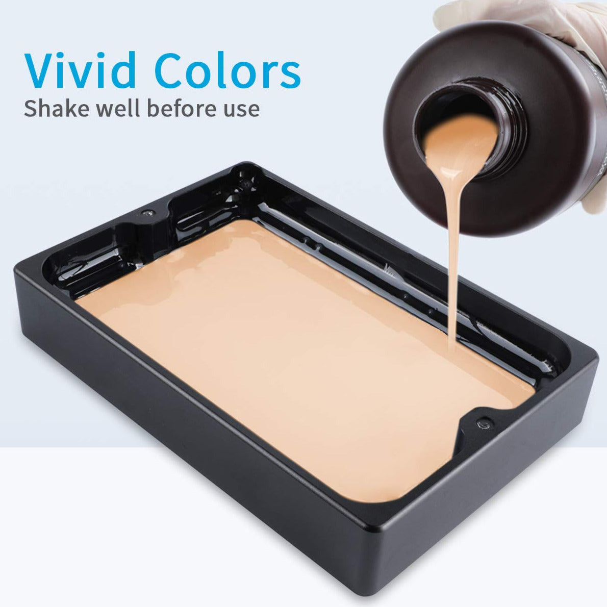 Pack ELEGOO - 6x Résine UV ABS-Like - Beige (Skin) - 1 kg