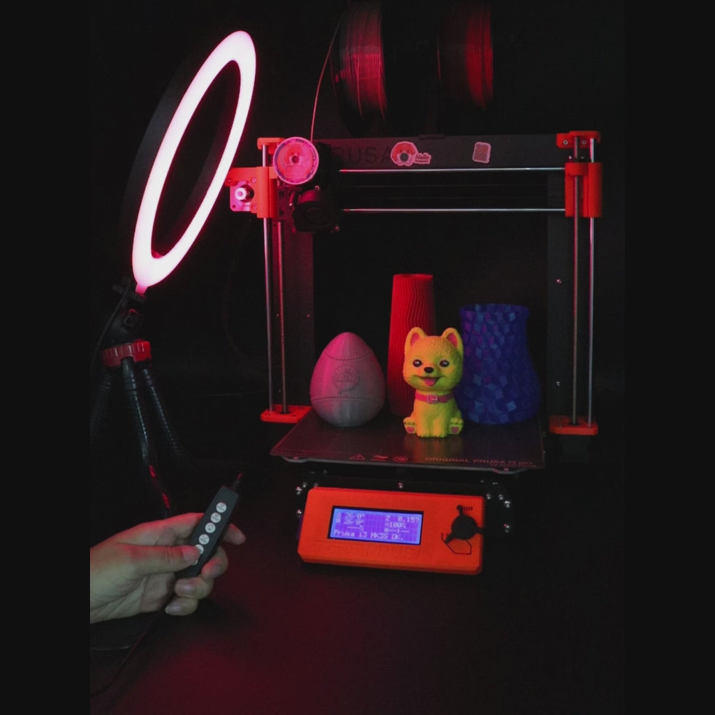 Anneau lumineux LED RVB