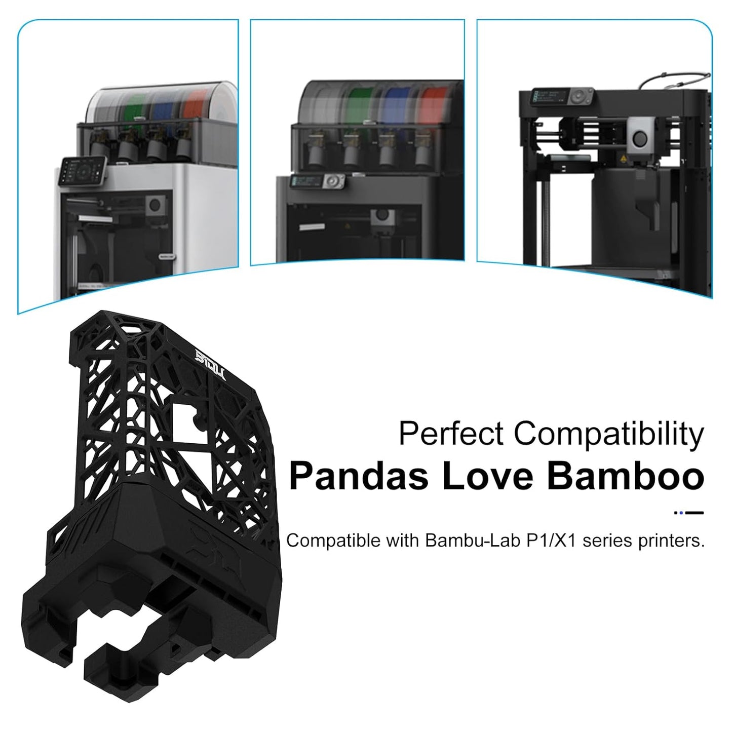 BIQU - Panda Jetpack - Front Cover pour BambuLab Series X1 & P1
