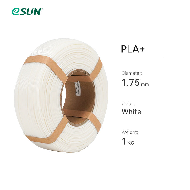 eSun - PLA+ - Blanc (White) - 1,75 mm - 1 kg Refill avec RFID TigerTag