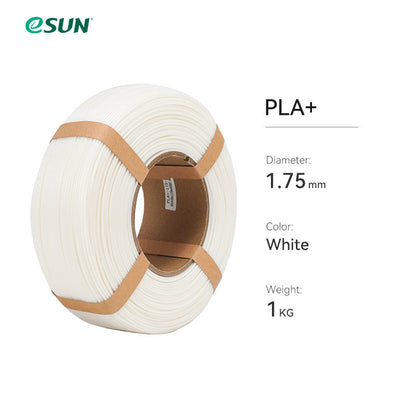 eSun - PLA+ - Blanc (White) - 1,75 mm - 1 kg Refill avec RFID TigerTag