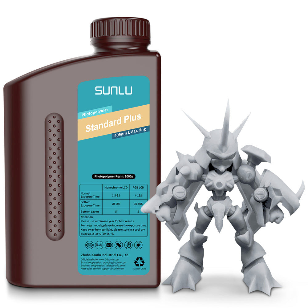 Sunlu - Résine Standard Plus Solid Grey