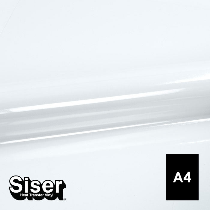 Siser - Basic Flex - Feuille A4 Thermocollant - (A0001) Blanc - 20 x 30 cm