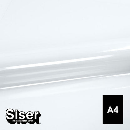 Siser - Basic Flex - Feuille A4 Thermocollant - (A0001) Blanc - 20 x 30 cm