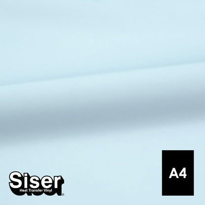 Siser - Basic Flex - Feuille A4 Thermocollant - (A0001M) Blanc Mat - 20 x 30 cm