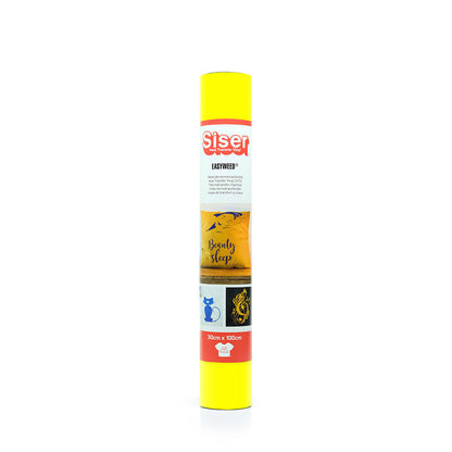 Siser - Basic Flex - Rouleau Thermocollant - (A0003) Jaune Citron - 30 x 100 cm
