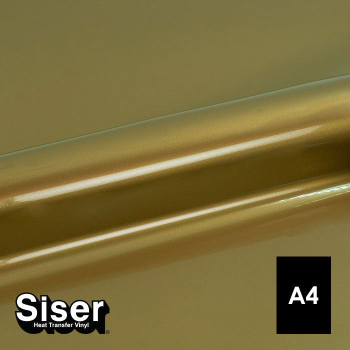 Siser - Basic Flex - Feuille A4 Thermocollant - (A0020) Or - 20 x 30 cm