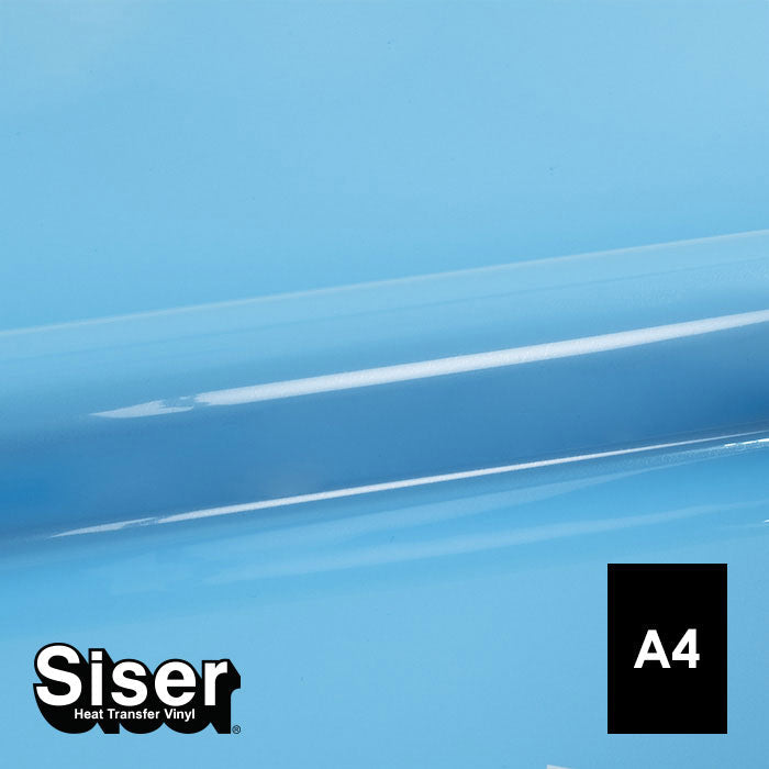 Siser - Basic Flex - Feuille A4 Thermocollant - (A0051) Bleu Clair - 20 x 30 cm