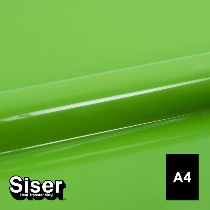 Siser - Basic Flex - Feuille A4 Thermocollant - (A0058) Vert Pomme - 20 x 30 cm